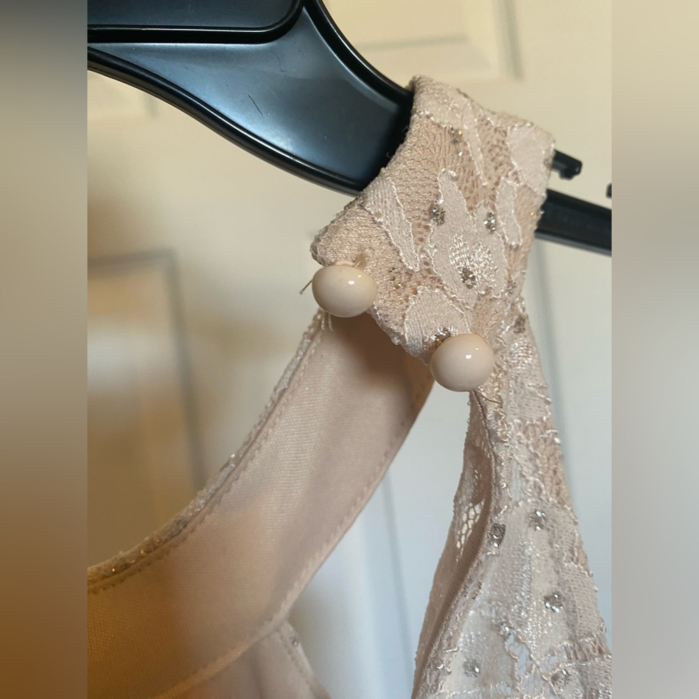CREAM ROMPER DRESS - Picture 9 of 11